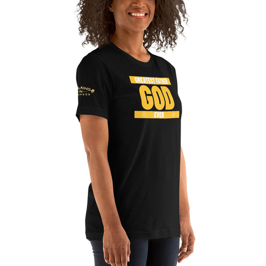 WOMANS T-SHIRT GREATEST FATHER (GOD)